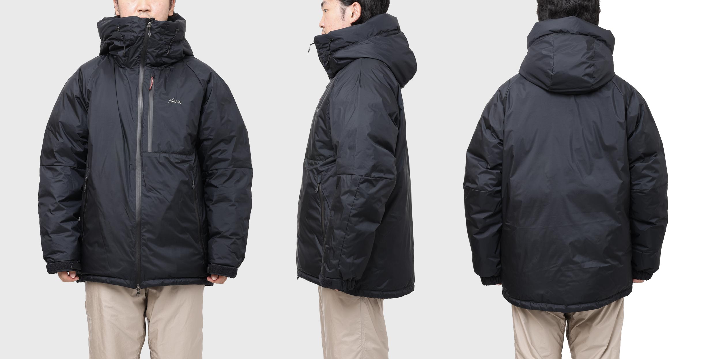 AURORA DOWN JACKET/オーロラダウンジャケット(メンズ) サイズガイド