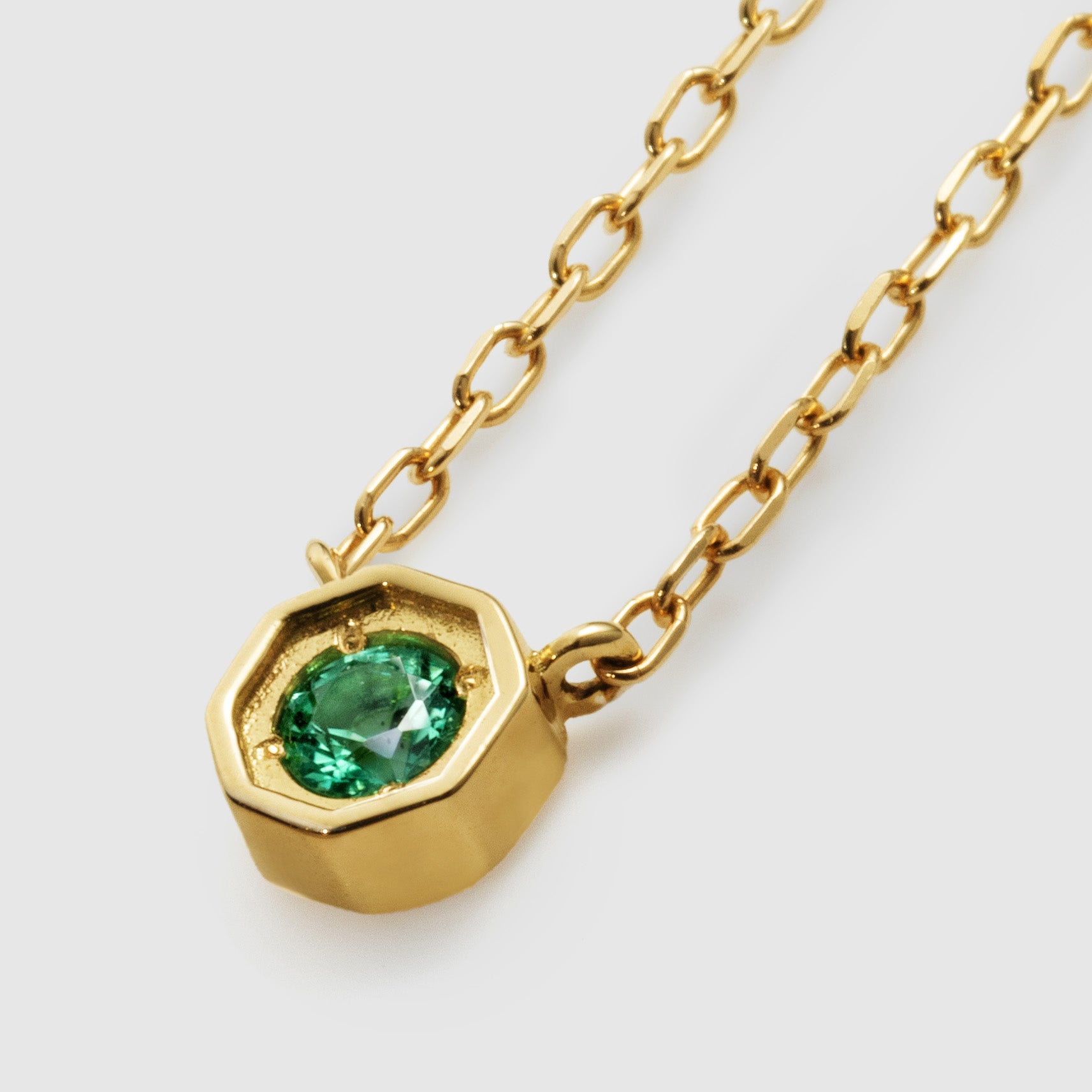 エメラルド(ザンビア産) K18/PTネックレス・アン