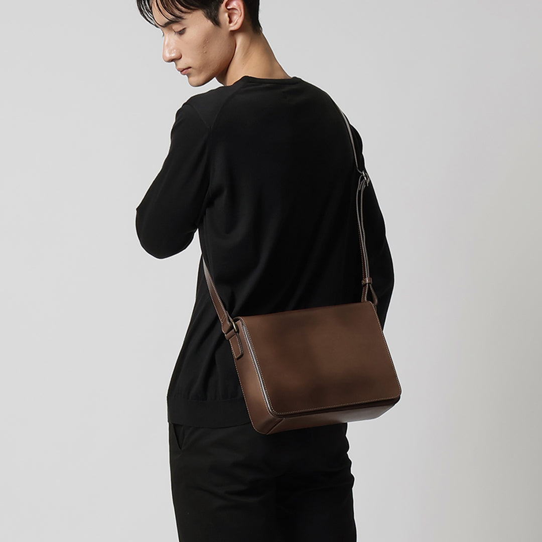 台湾 アンティーク B5 ショルダーバッグ - レトロモカ motherhouse-tw