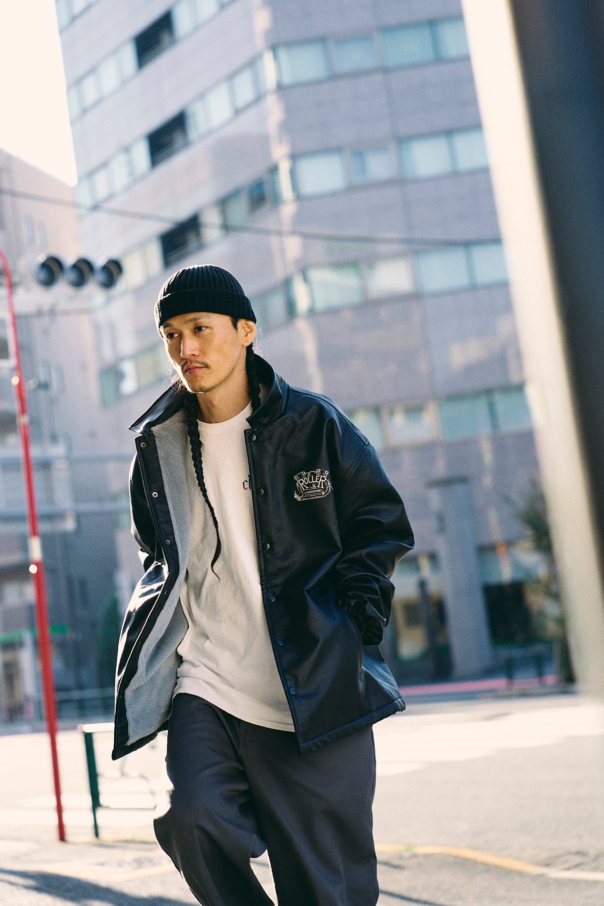 ROLLER FAKE LEATHER COACH JACKET – ROLLER magazine