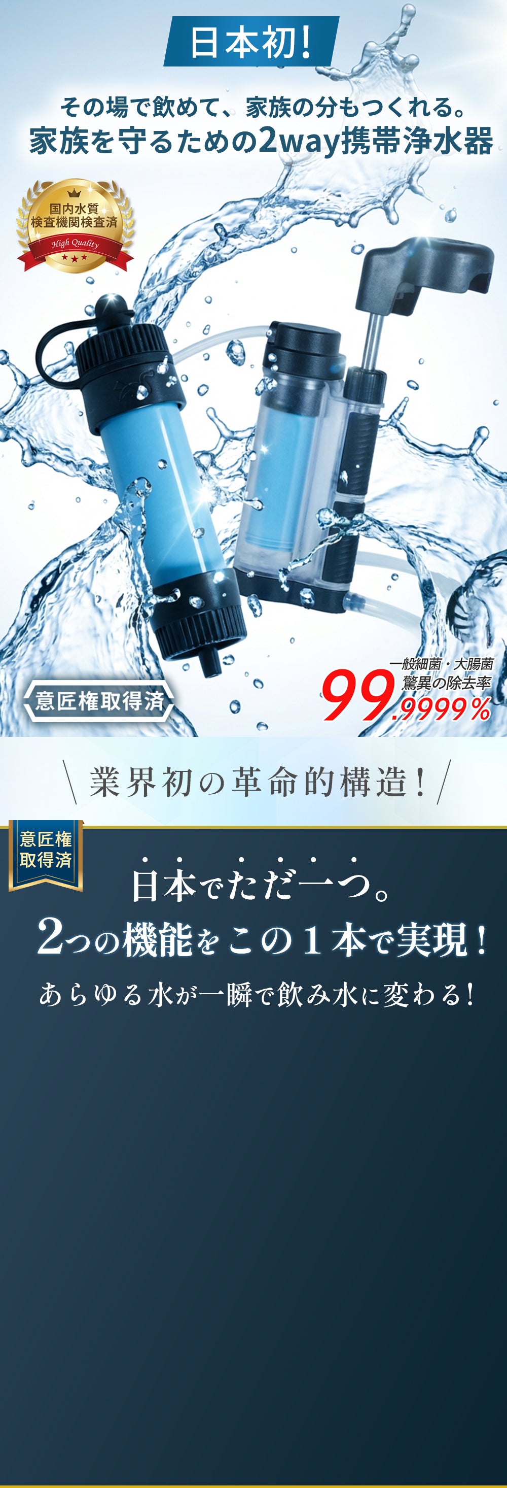 防災】非常用 携帯浄水器｜FUTURE FOX – FUTURE FOX-OUTDOOR