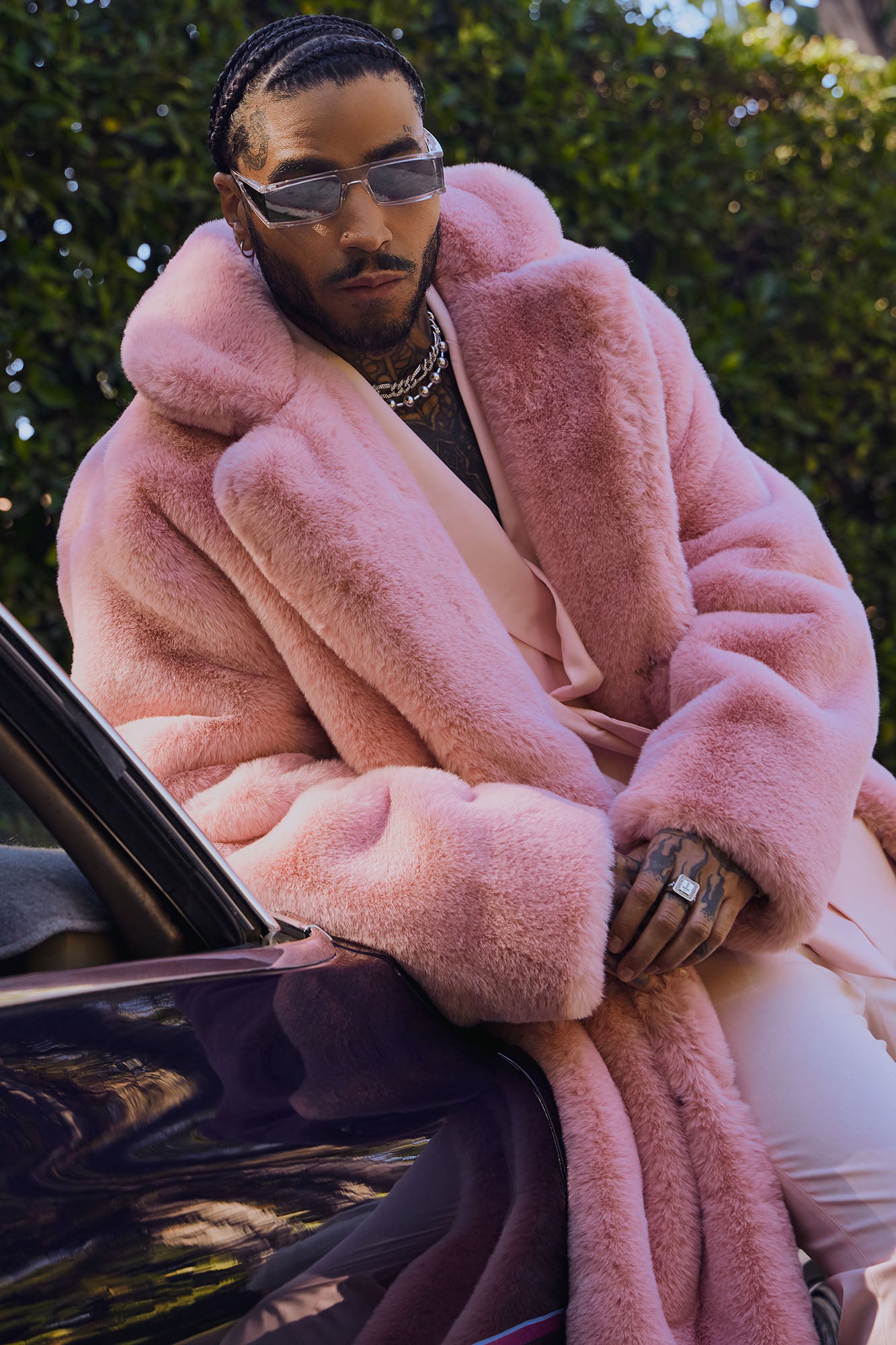 Caputo Faux Mink Fur Long Coat - Pink | Fashion Nova