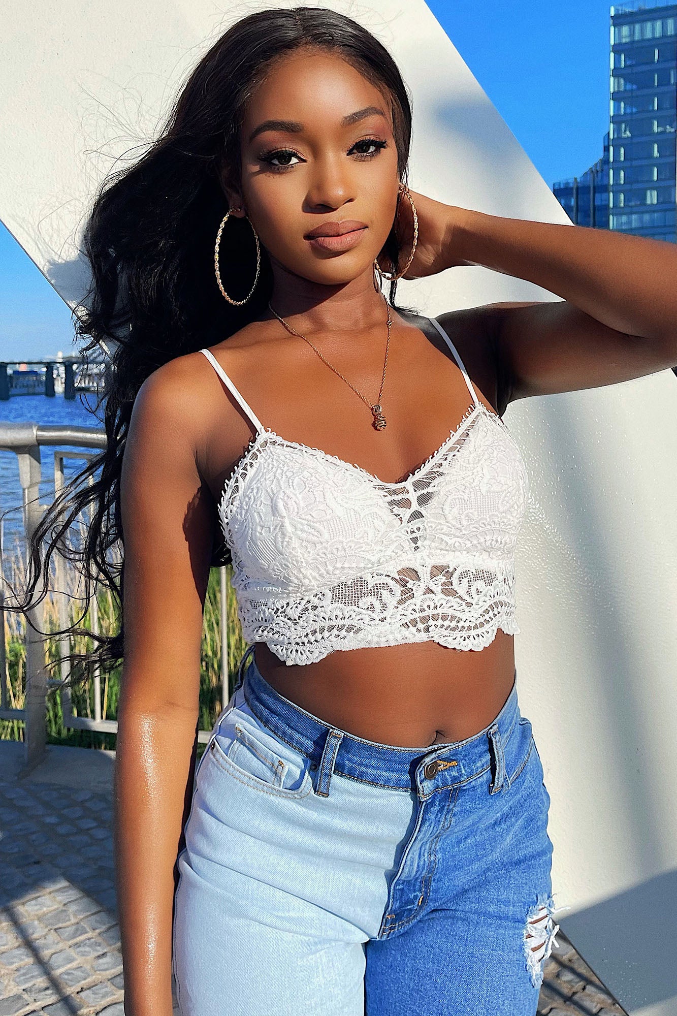 Delicate Passion Lace Crop Top - White | Fashion Nova
