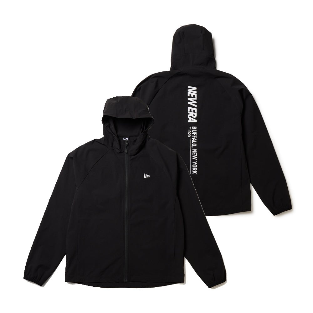 ウィンド フーディージャケット パイピング ブラック | パフォーマンス