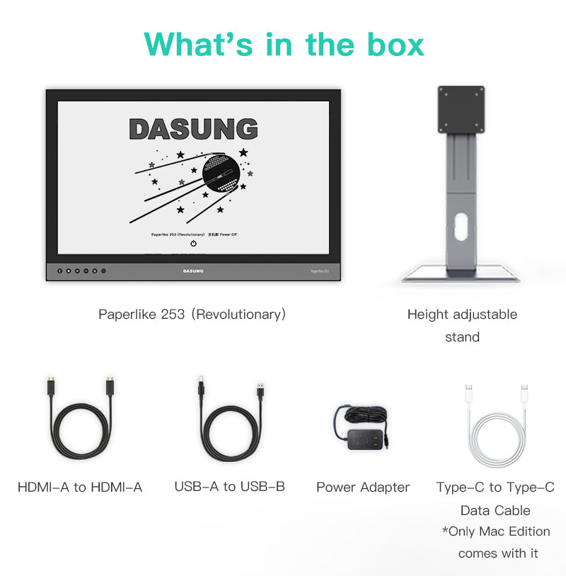 DASUNG Paperlike 253 (Revolutionary): World First 33Hz E-ink Monitor