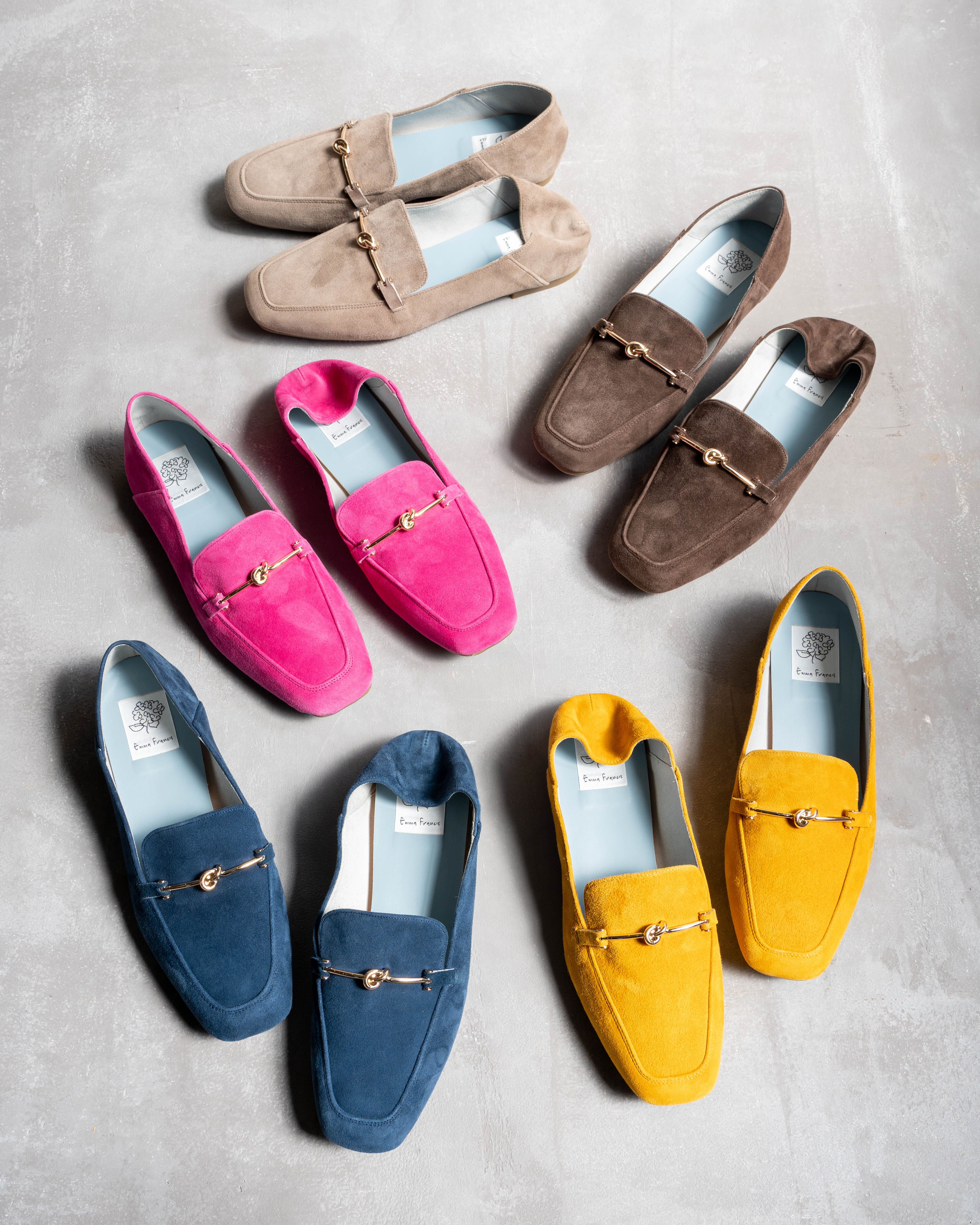 Sheep Suede Leather Lofers -Emma Francis / エマ フランシス 公式