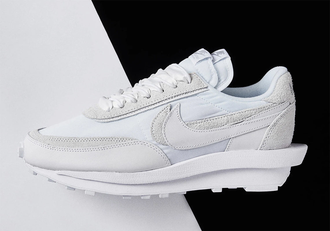 RAFFLE NOW LIVE: Sacai x Nike LDWAFFLE Black Nylon & White Nylon