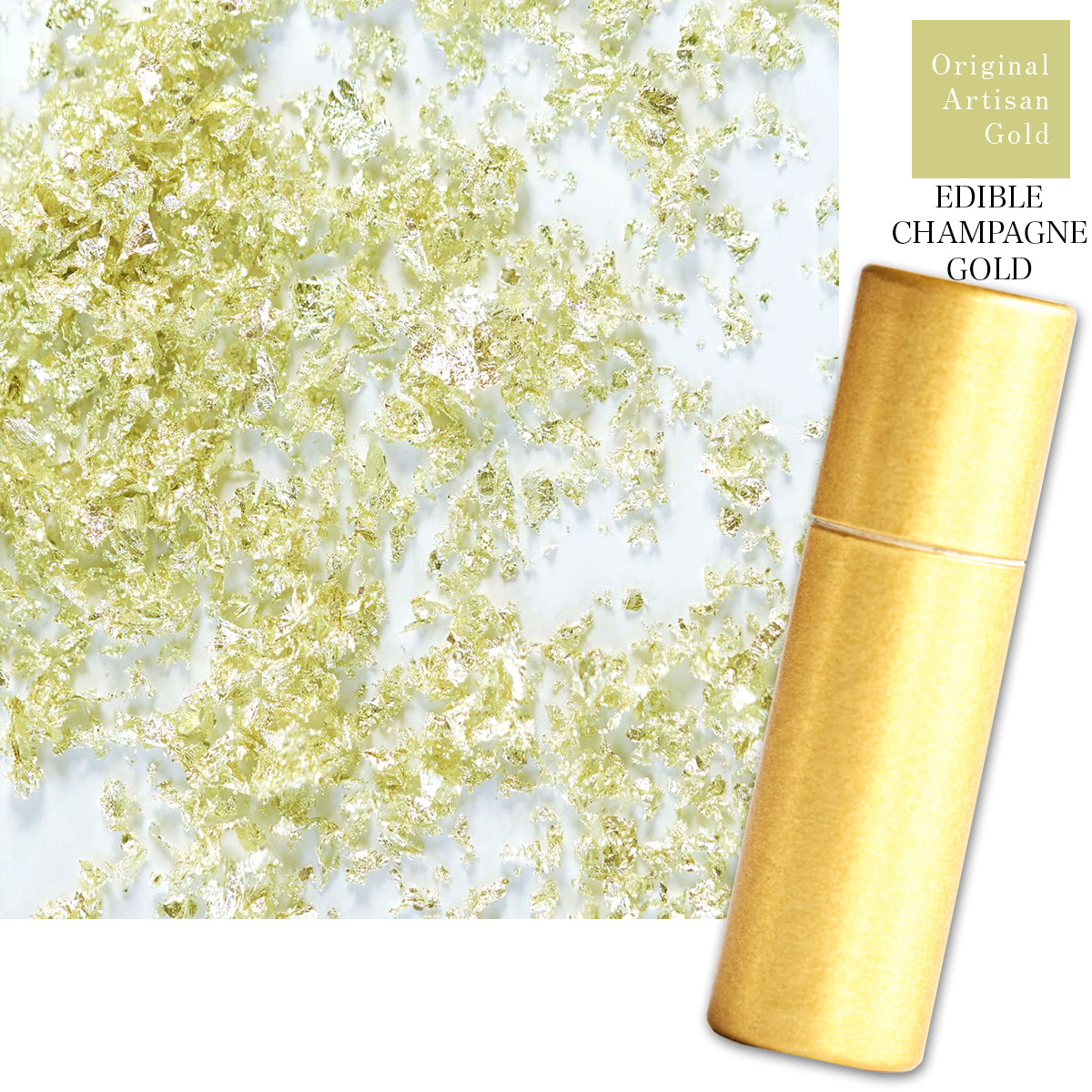 Edible Powder: Champagne Gold Leaf – Original Artisan Gold