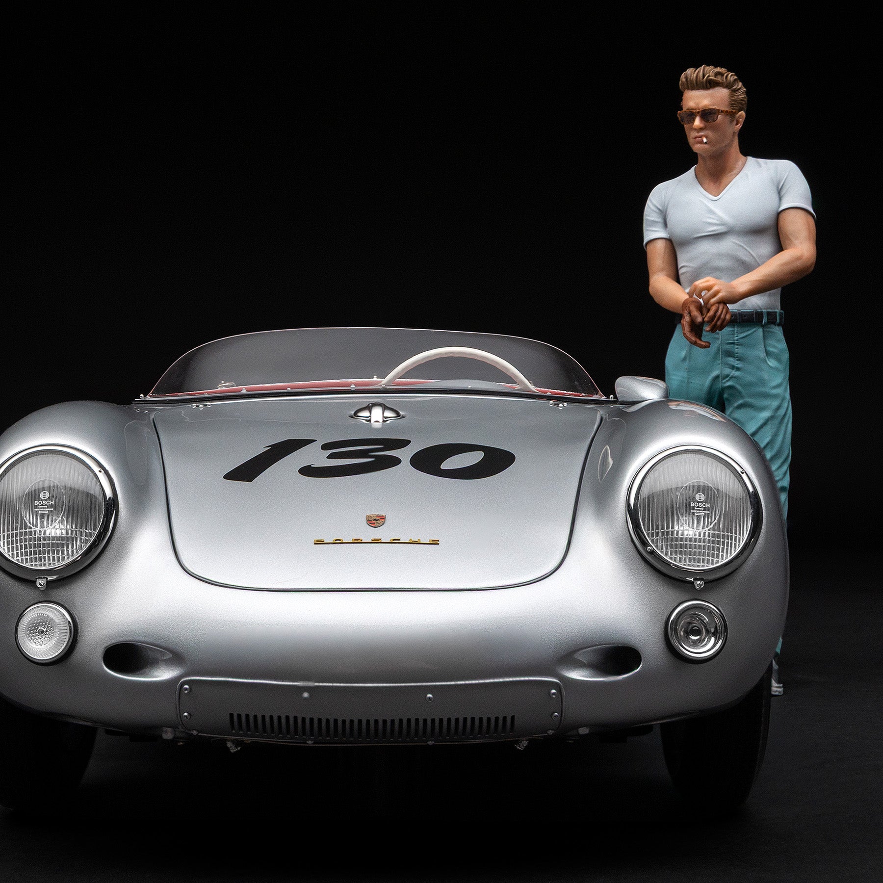 ポルシェ 550 RS スパイダー ジェームズ ディーン フィギュア