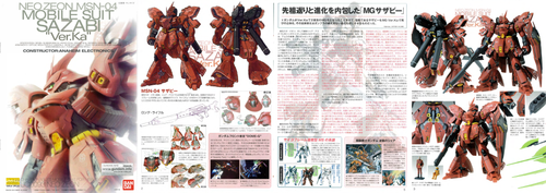 Bandai MG MSN-04 Sazabi Ver.Ka - Newtype