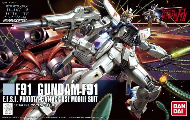Bandai HGUC 167 Gundam F91 - Newtype