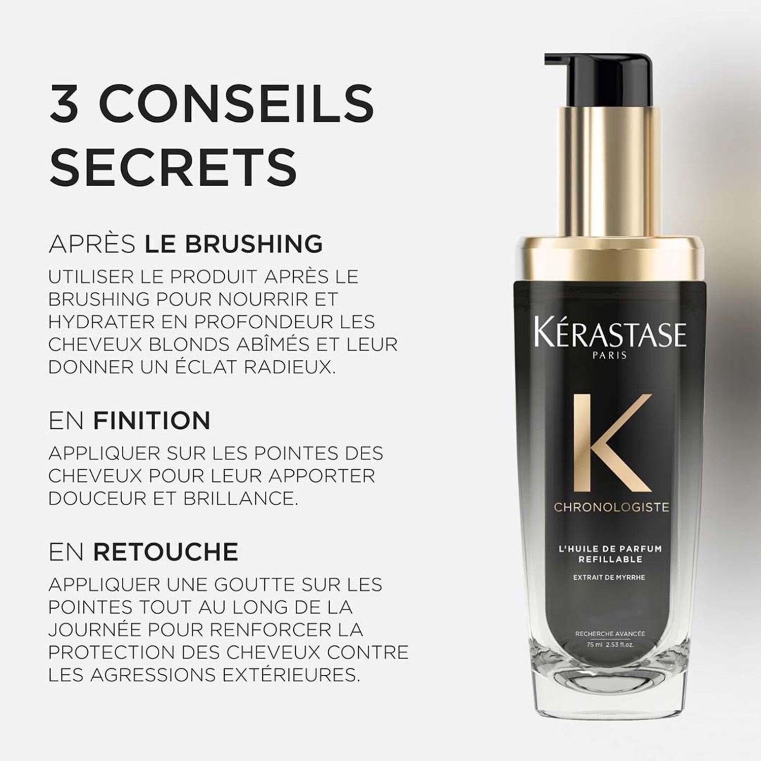 Kérastase Chronologiste Refillable Hair Fragrance Oil - Industria