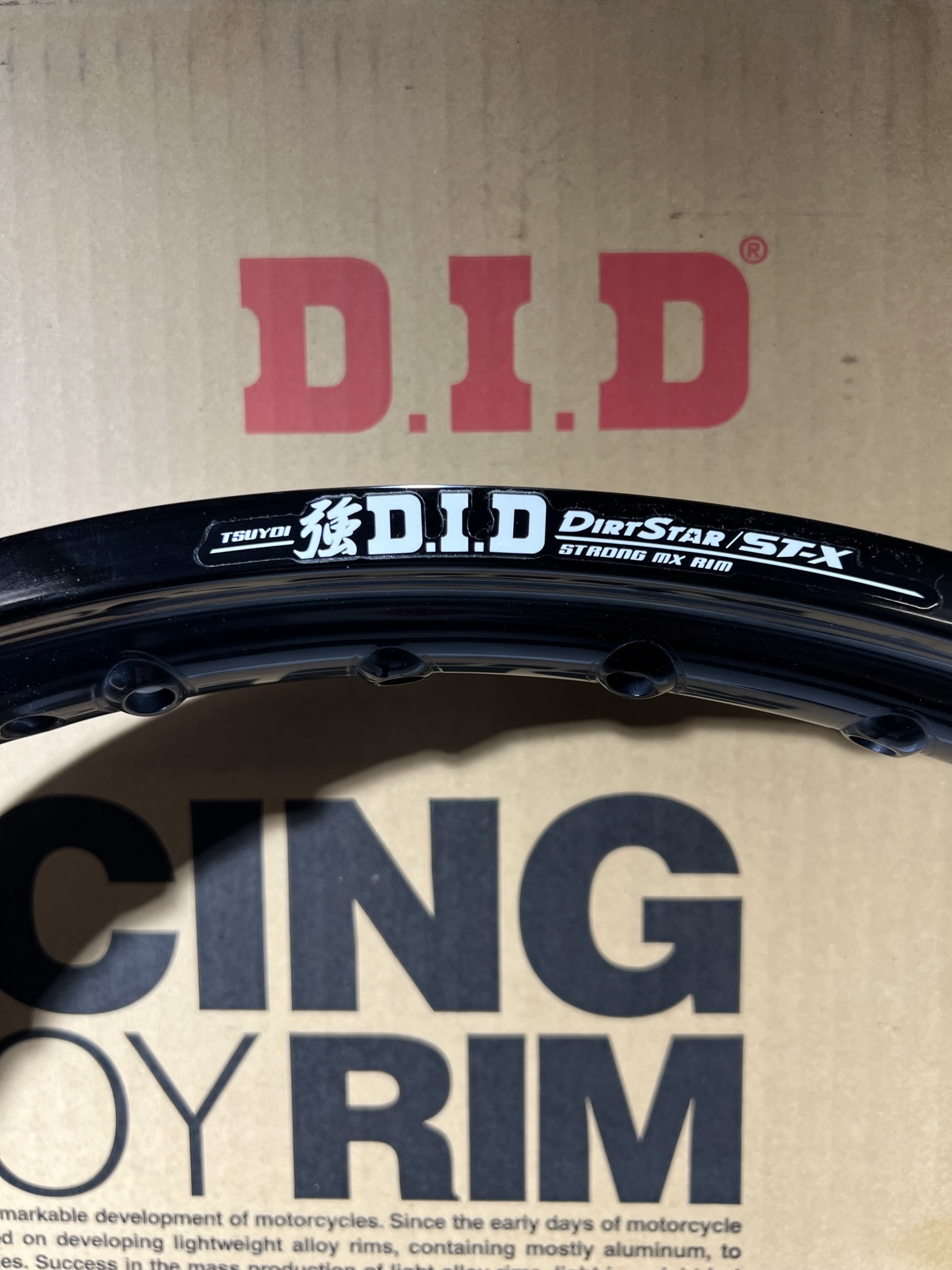 DID DID STX HD FRONT RIM 21X1.60 36H - MXTIRE