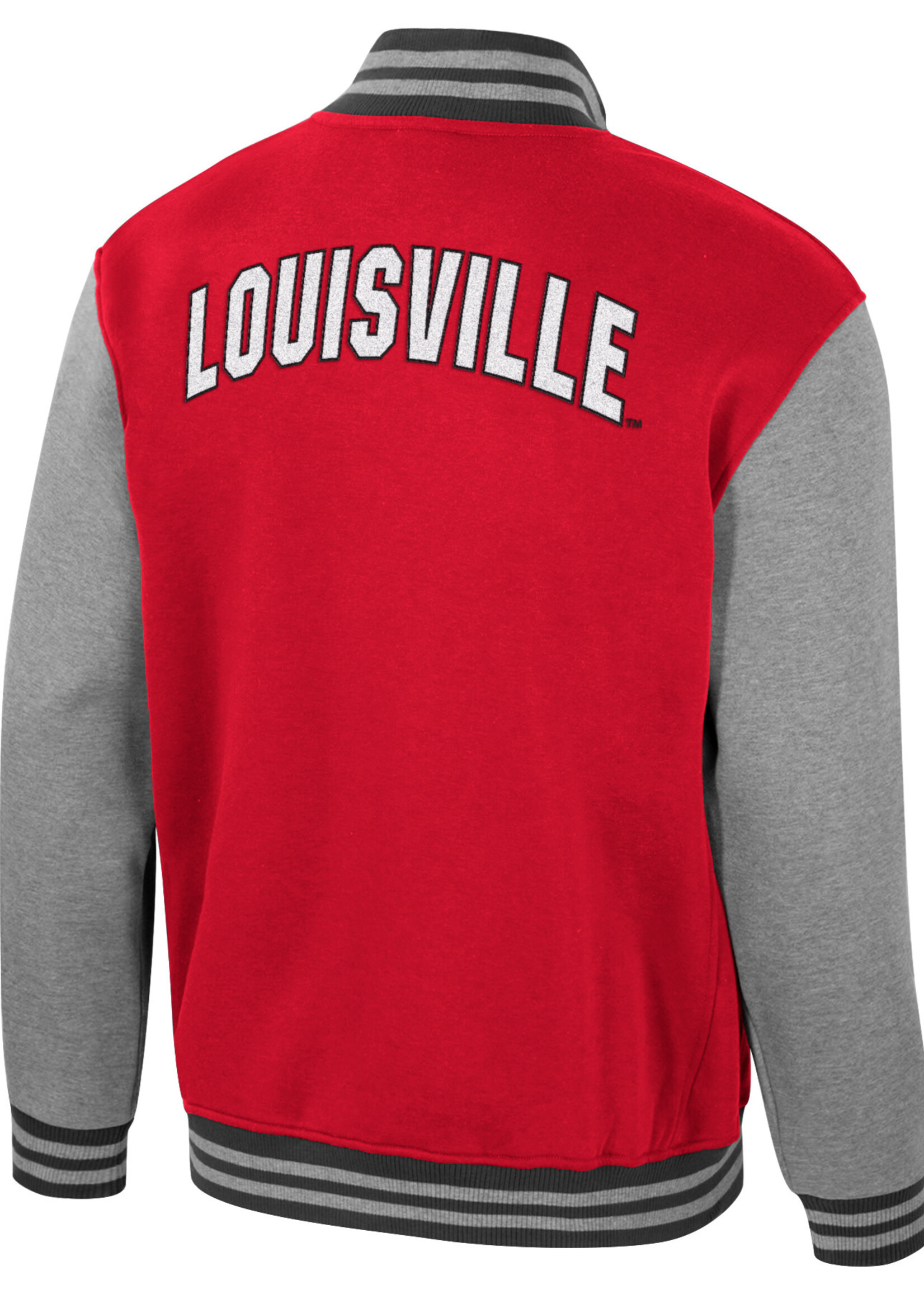 JACKET, VARSITY, AMBI-TUNER, RED/GRAY, UL - JD Becker's UK & UofL