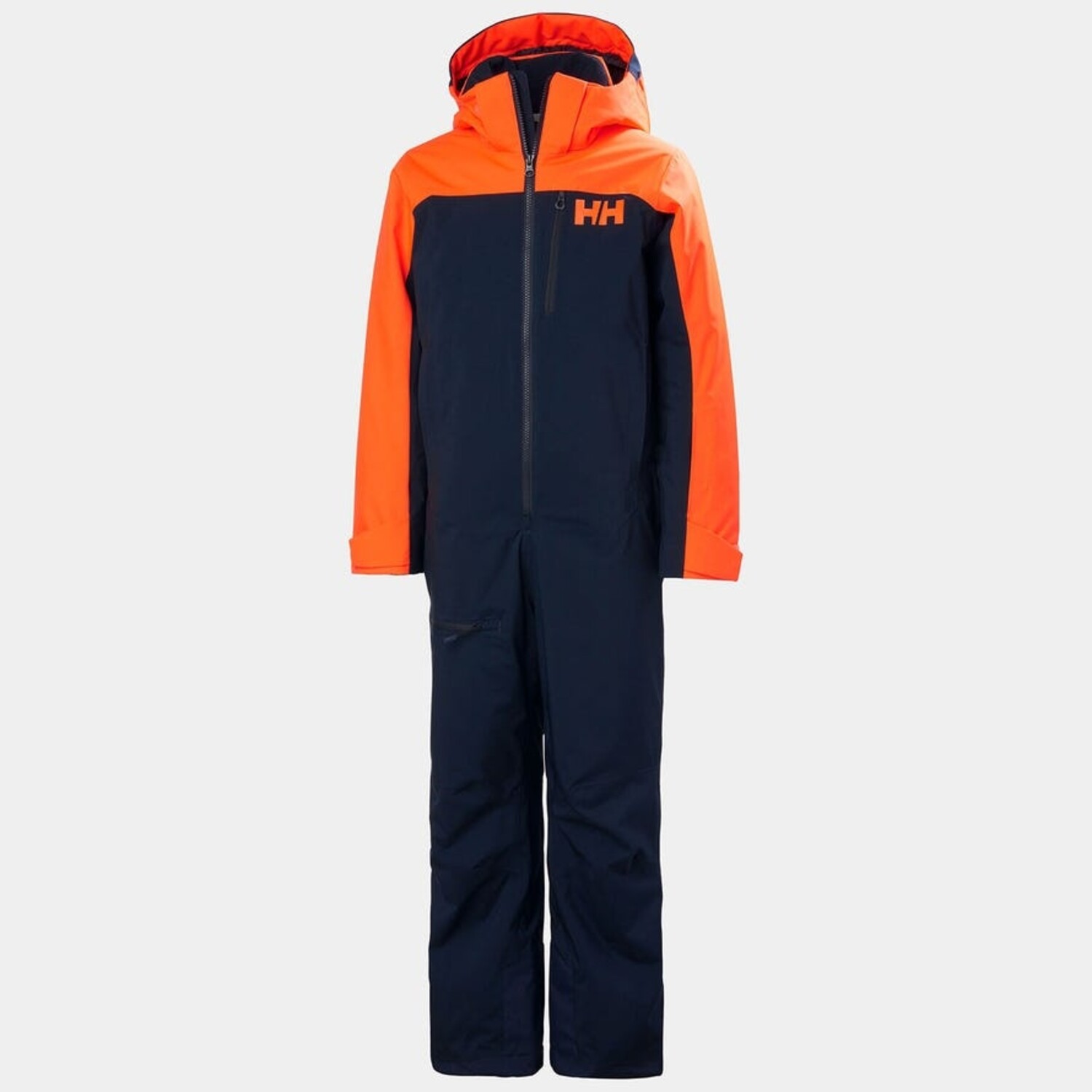 Helly Hansen Junior High Fly 2.0 Ski Suit - NAVY - Yellow Turtle