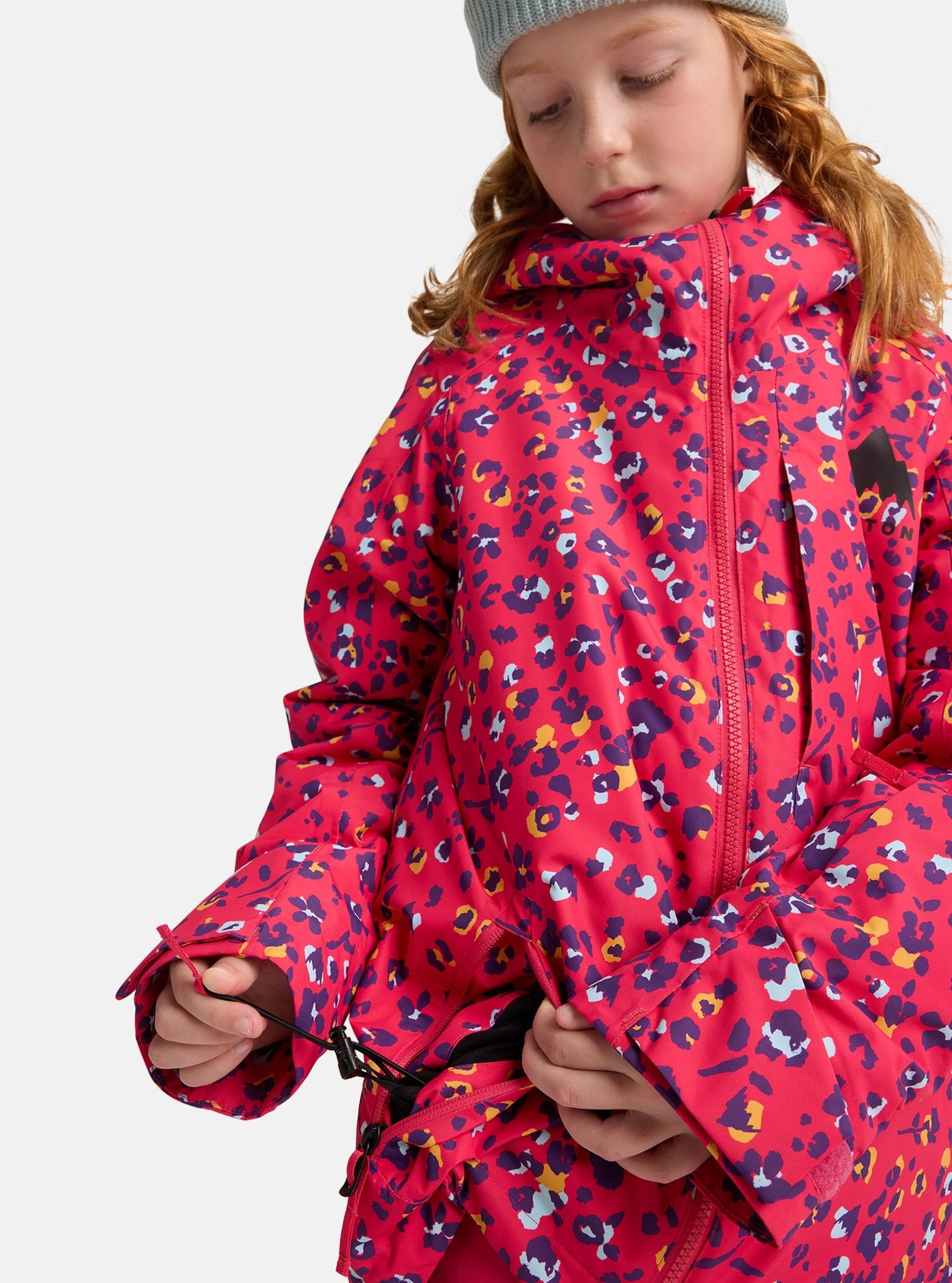 Kids' Burton Hillslope Jacket- Wildcat Floral - Yellow Turtle
