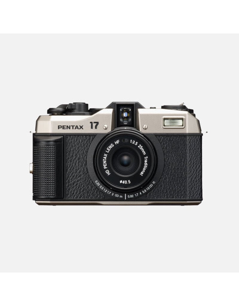 Pentax 17 (Dark Silver) 35mm Half Frame Camera - Tuttle Cameras