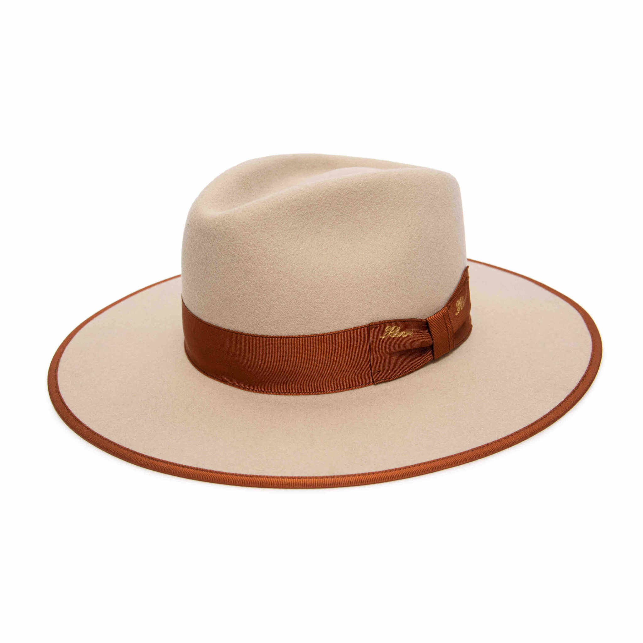 Alexis Flat Brim Wool Felt Fedora HENRI HENRI | Henri Henri