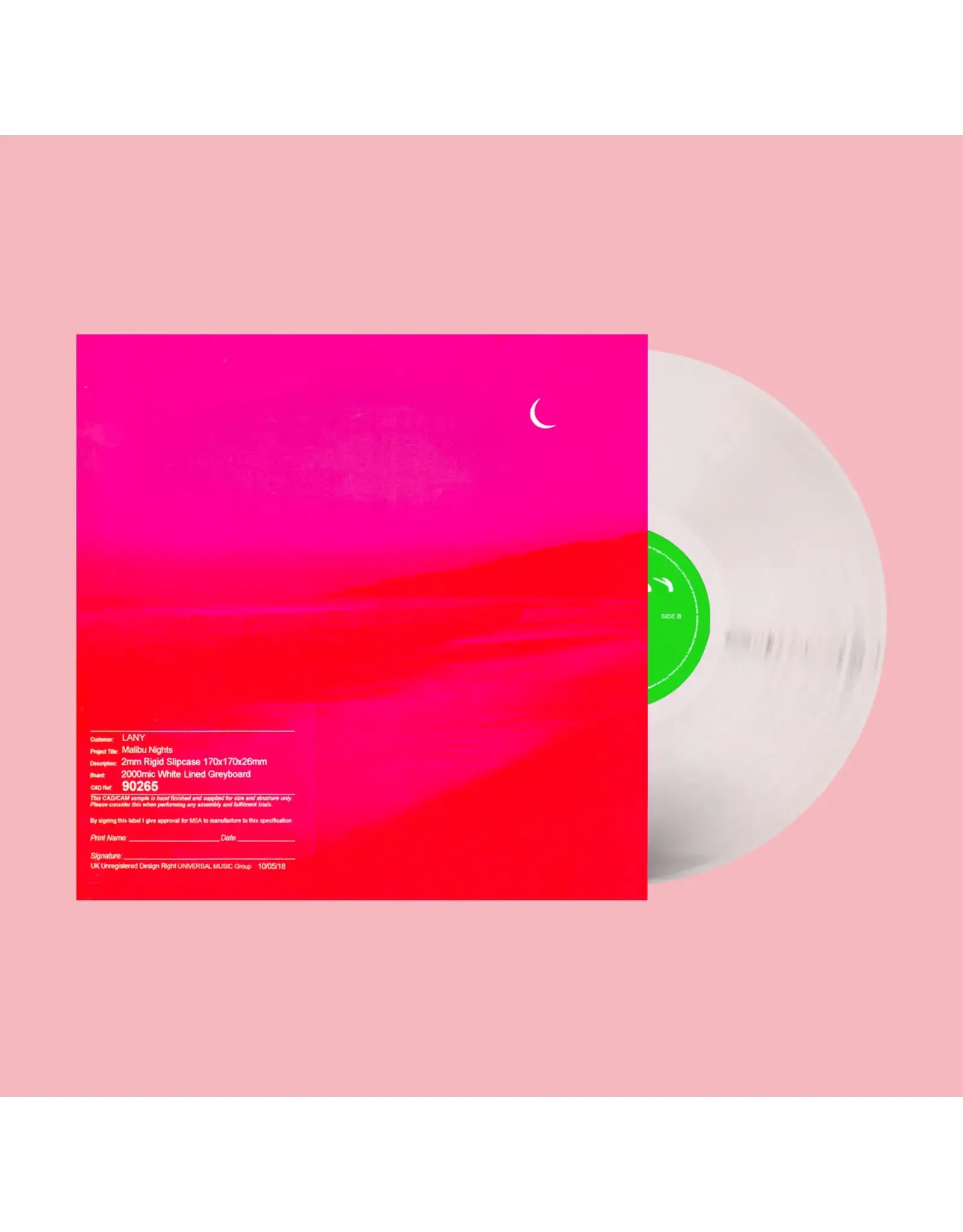 LANY - Malibu Nights (Clear Vinyl) - Pop Music