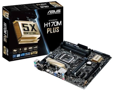 Placa Mãe Asus H170M-PLUS (LGA 1151 DDR4 2133) Chipset H170