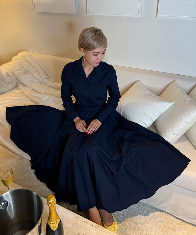 オードリールックエアリーワンピース・長袖｜JENNE(ジェンヌ)公式通販