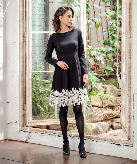 ラグジュアリーレースヘムワンピース｜JENNE(ジェンヌ)公式通販：パリ