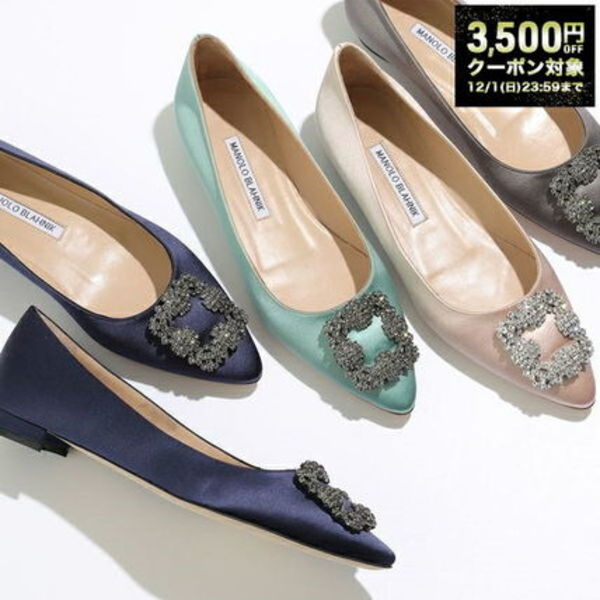 永遠の憧れ♡Manolo Blahnik(マノロブラニク)の「ハンギシフラット」が