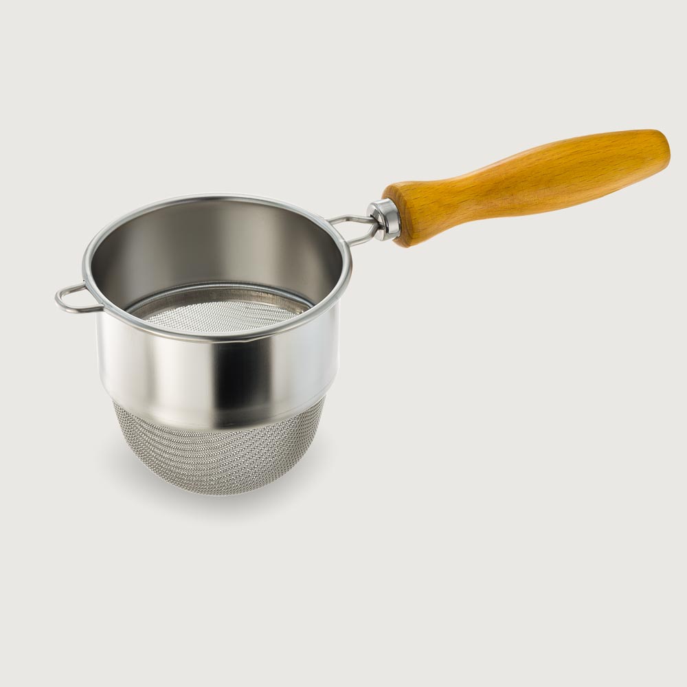 Japanese Strainer With Wooden Handle (Deep) Fine Strainers