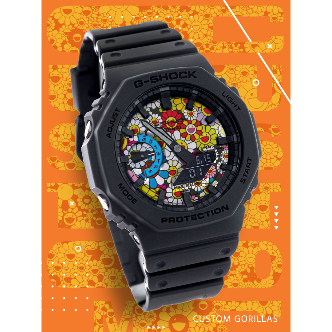 CasiOak Dial G Shock GA 2100 Murakami – Custom Gorillas