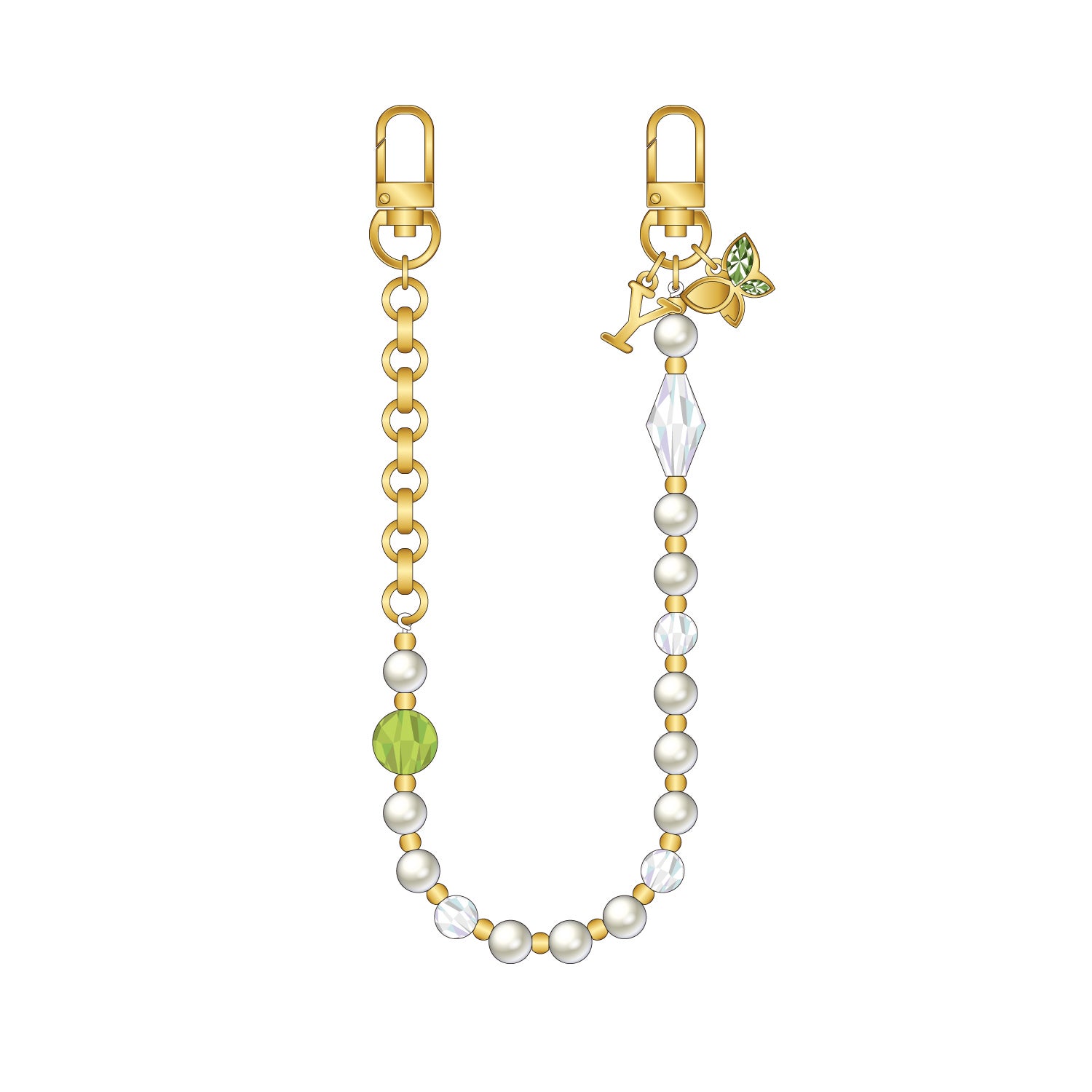 城瀬由鶴 モデル ビーズストラップ＆IDカードケース セット 『ブレイク