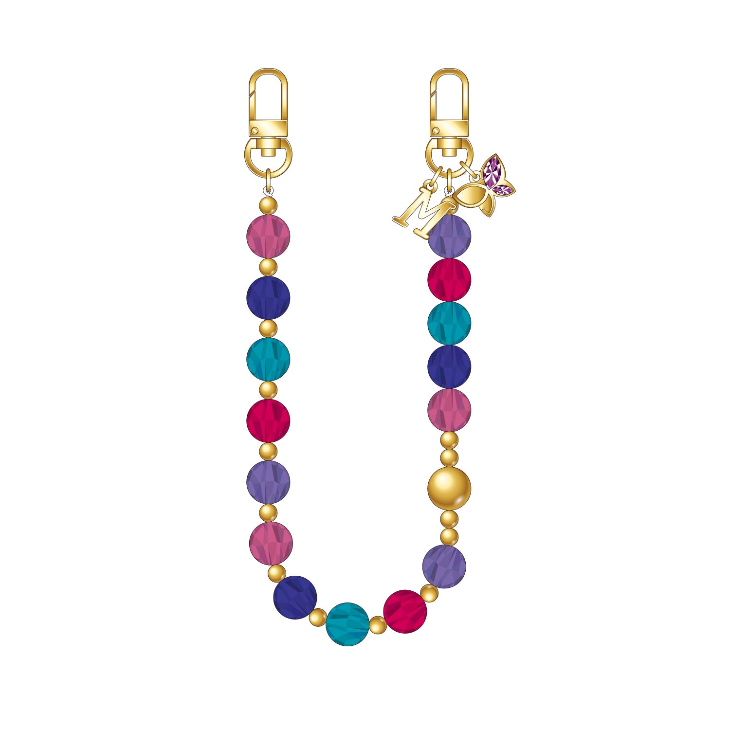 御門尊 モデル ビーズストラップ＆IDカードケース セット 『ブレイク