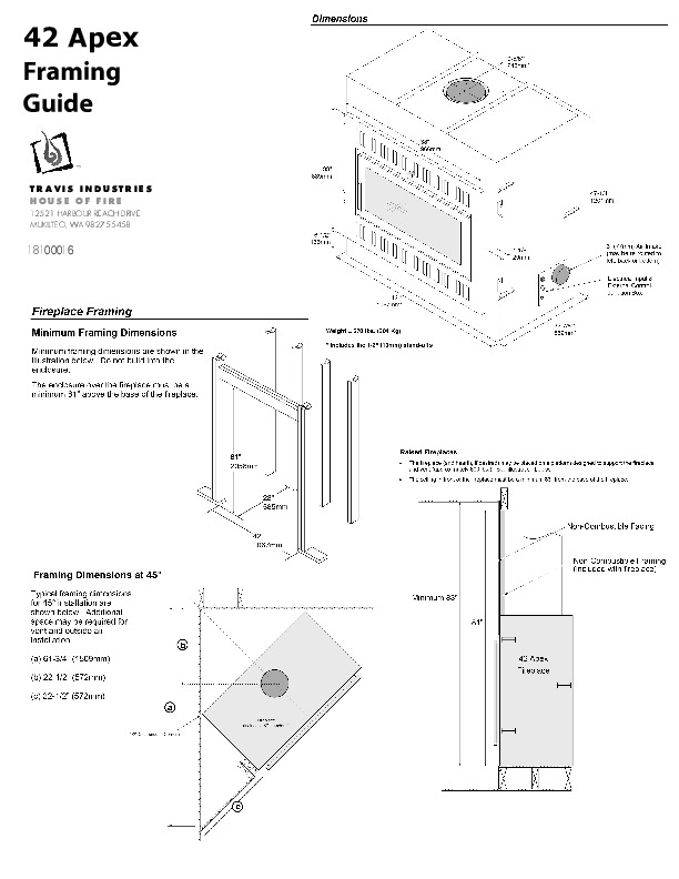 Fireplace Xtrordinair® 42 Apex NexGen-Hybrid™ - Hearth Appliances