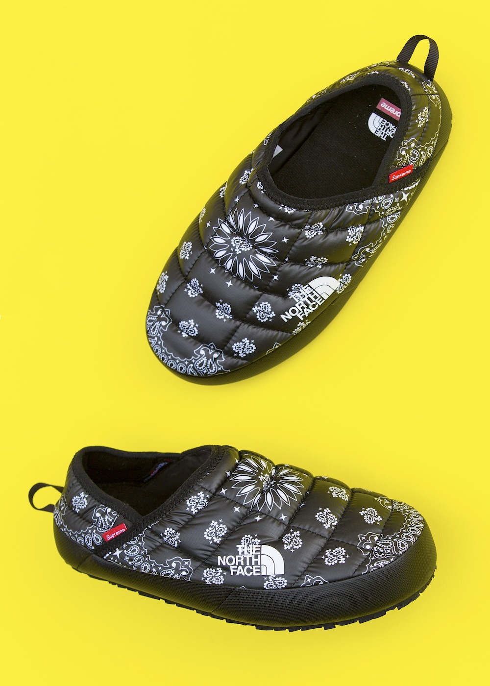 Supreme/The North Face® Bandana ThermoBall™ Traction Mule | SWEAT