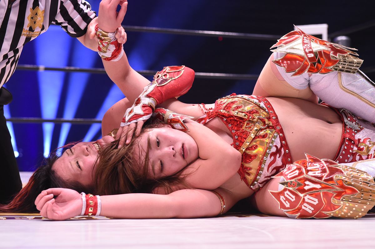 マリーゴールド】林下詩美がSareeeを下しワールド王座奪取「やっとこの