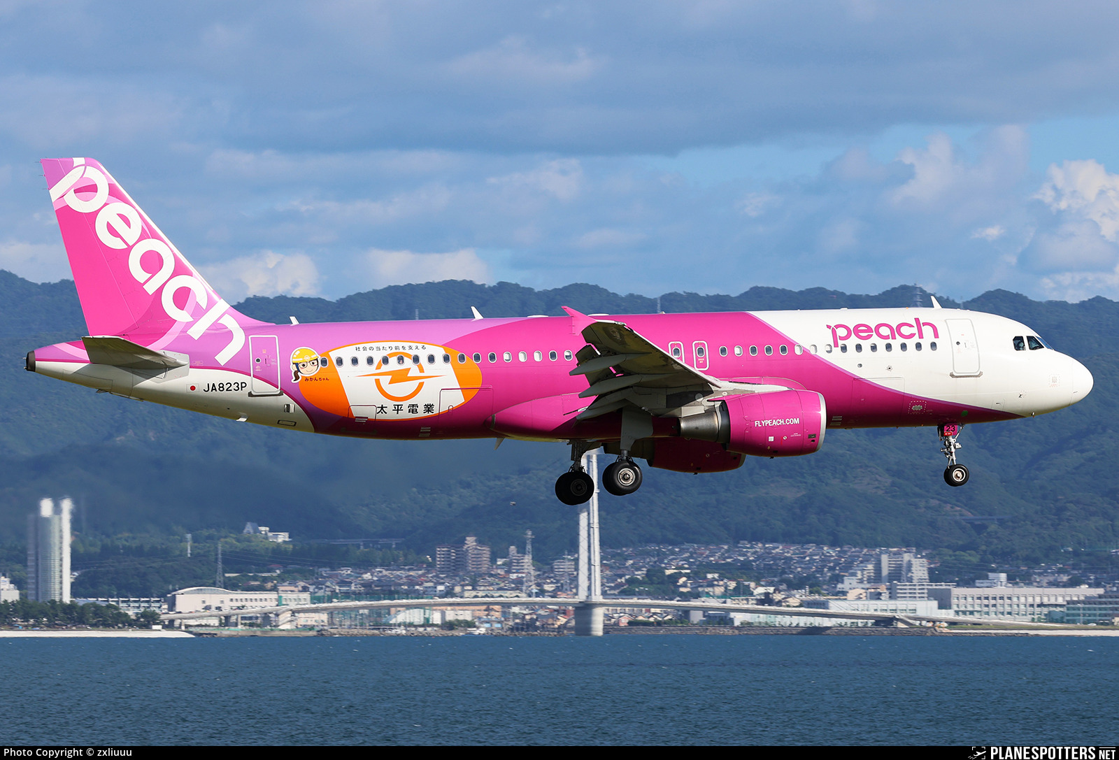 JA823P Peach Airbus A320-214 Photo by zxliuuu | ID 1826140