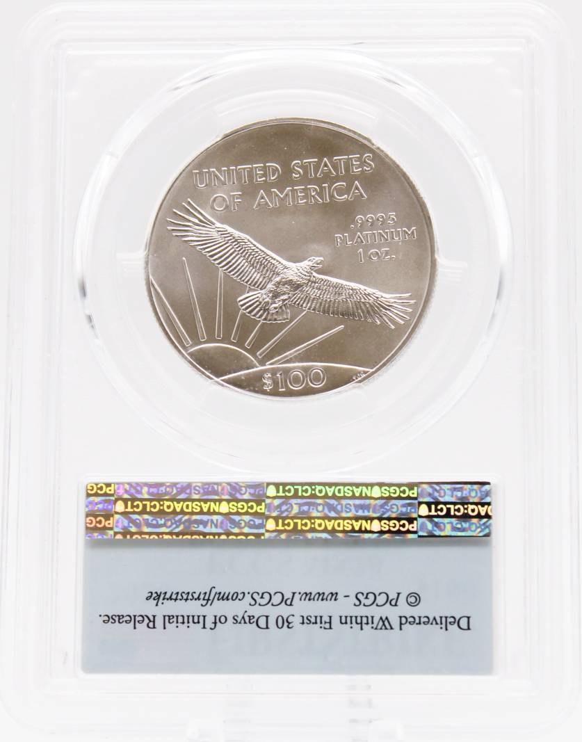 2020 PCGS MS70 $100 Platinum American Eagle