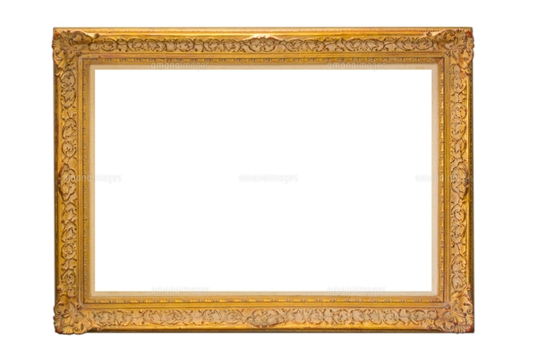 金色の絵画の額の写真素材 [FYI07439943] | ストックフォトの Qlean