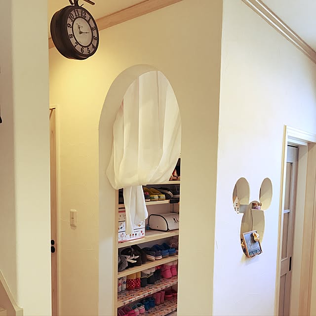 unicoの照明/ミッキーマウス/ペンダントライト/玄関/入り口の