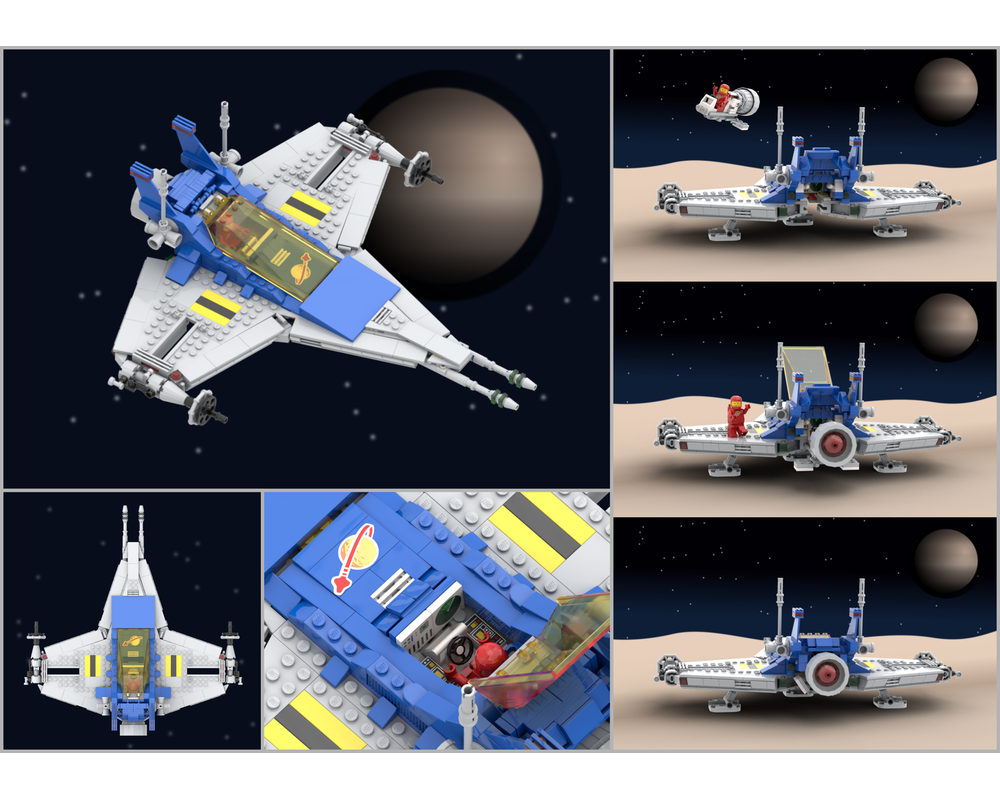 LEGO MOC Cosmic Cruiser (10497 Alt Build) by ReBrick.me
