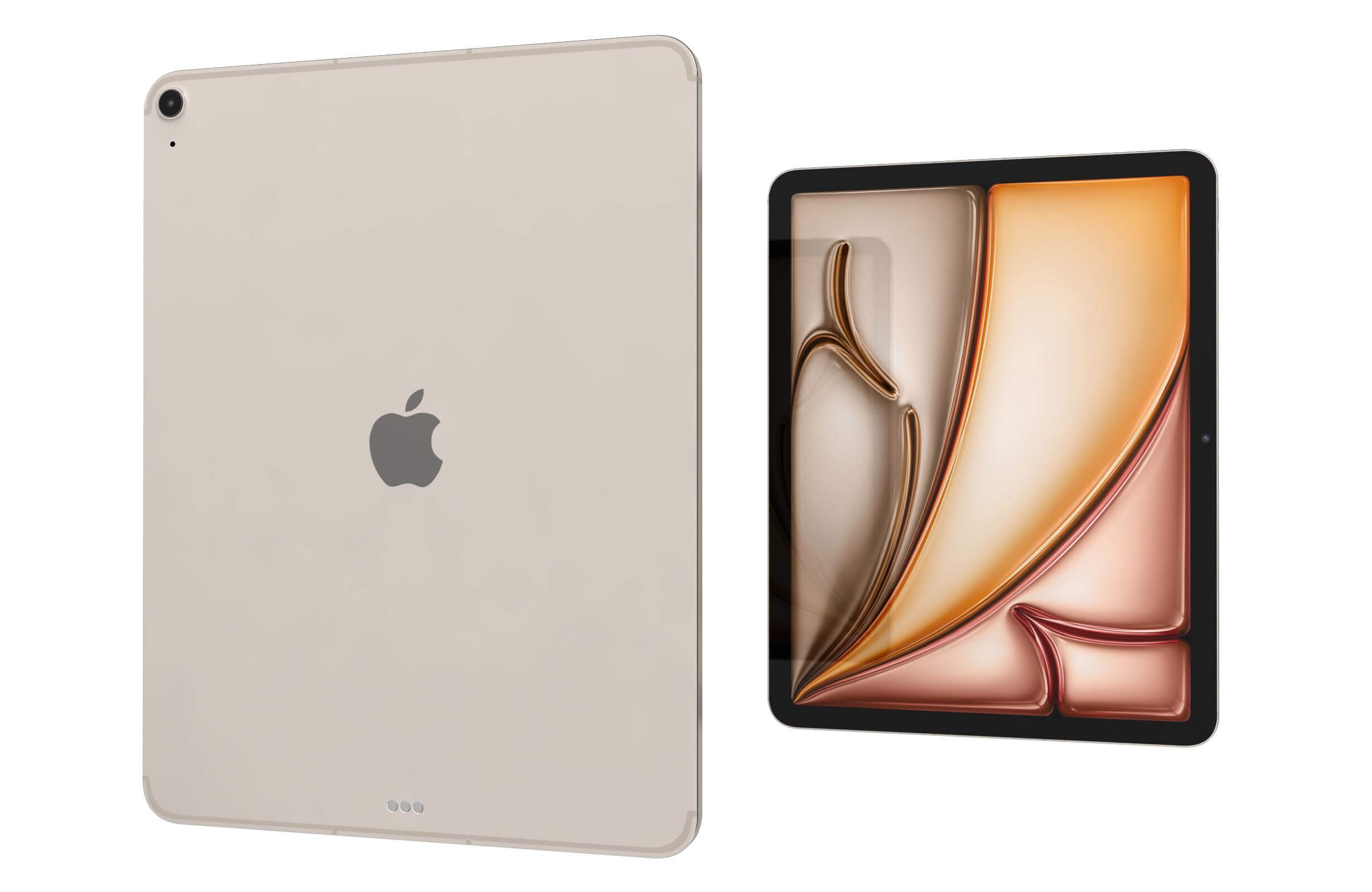 Apple iPad Air M3 13-Inch 2025 Starlight 3D Model by Rever_Art