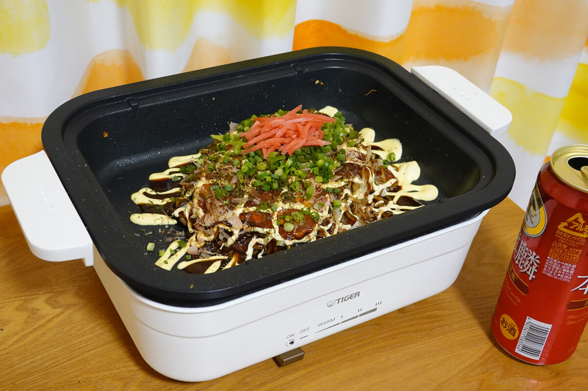タイガーの小型ホットプレートCRL-A200 を使ってレビュー！1～2人で