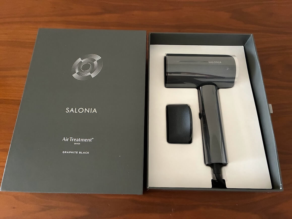 SALONIA エアトリートメントドライヤーの使用レビュー｜立体風×遠