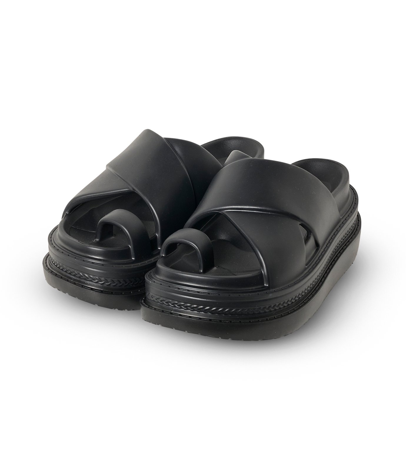 サカイ - sacai | Foam Multiple Sole Sandals-Black-36の通販
