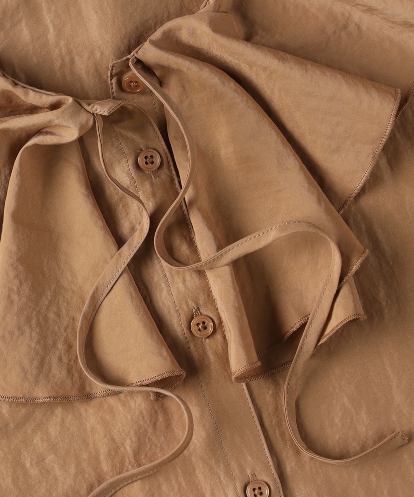 フリルカラーブラウス(M ブラック): トップス｜Right-on公式オンライン