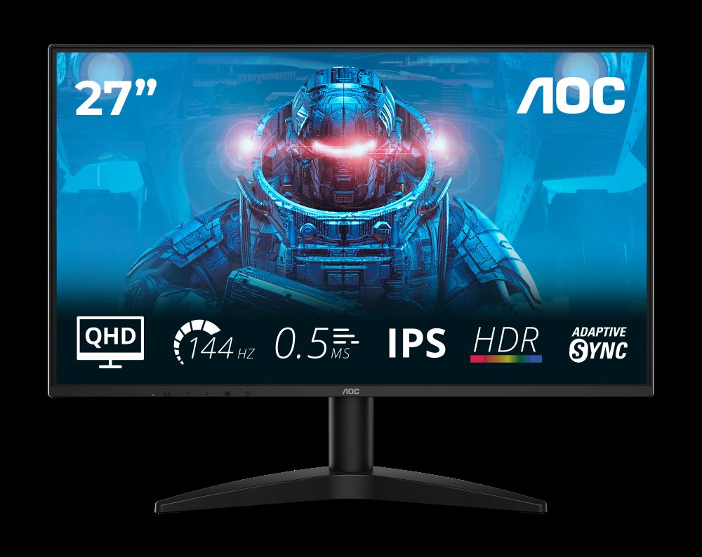 AOC Launches New B3 Series QHD IPS 144 Hz Gaming Monitors
