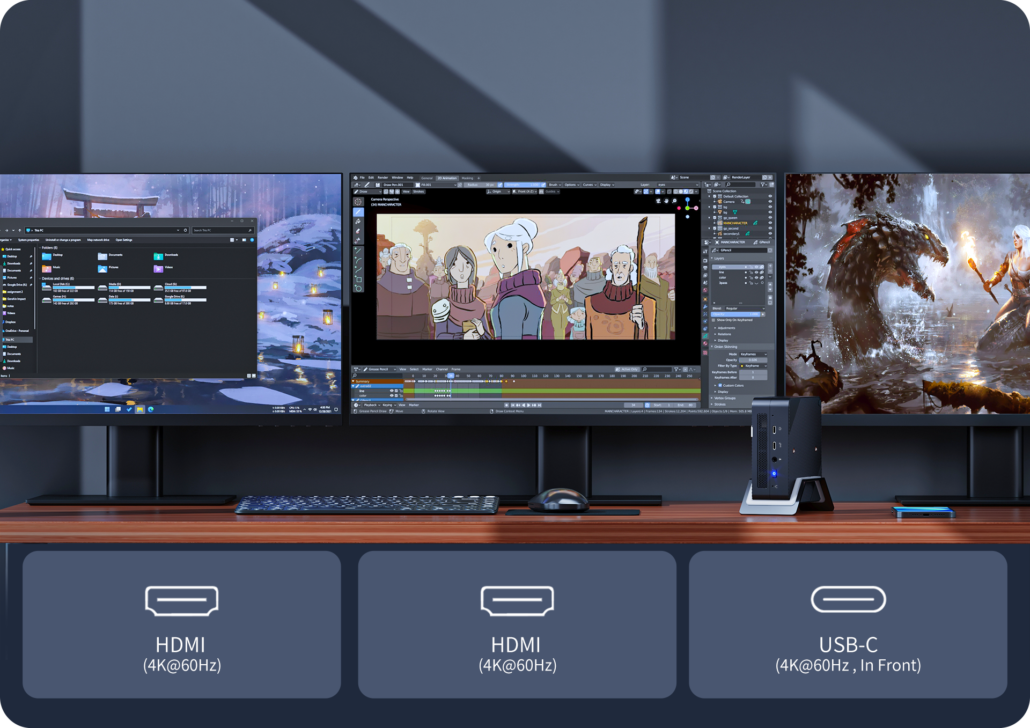 MINISFORUM Launches The UM580 Mini PC With AMD Ryzen 7 5800H CPU