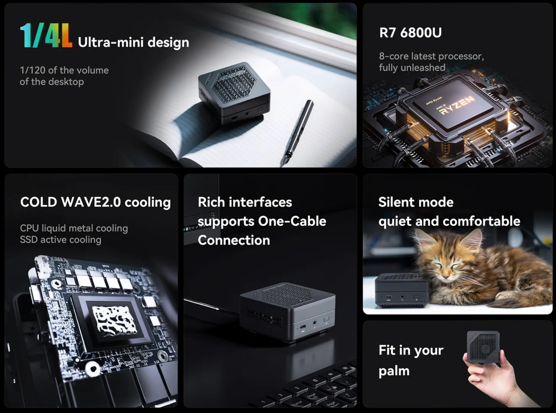 Minisforum's Tiny EM680 Mini PC With AMD Ryzen 7 6800U Now