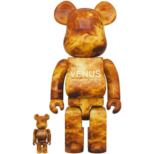 400% & 100% Bearbrick - Venus (NASA x Davinci+ Exploration) by