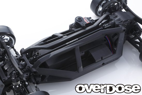 Overdose / OD2100B / XEX 4WD Drift Car Chassis Kit - Drifted