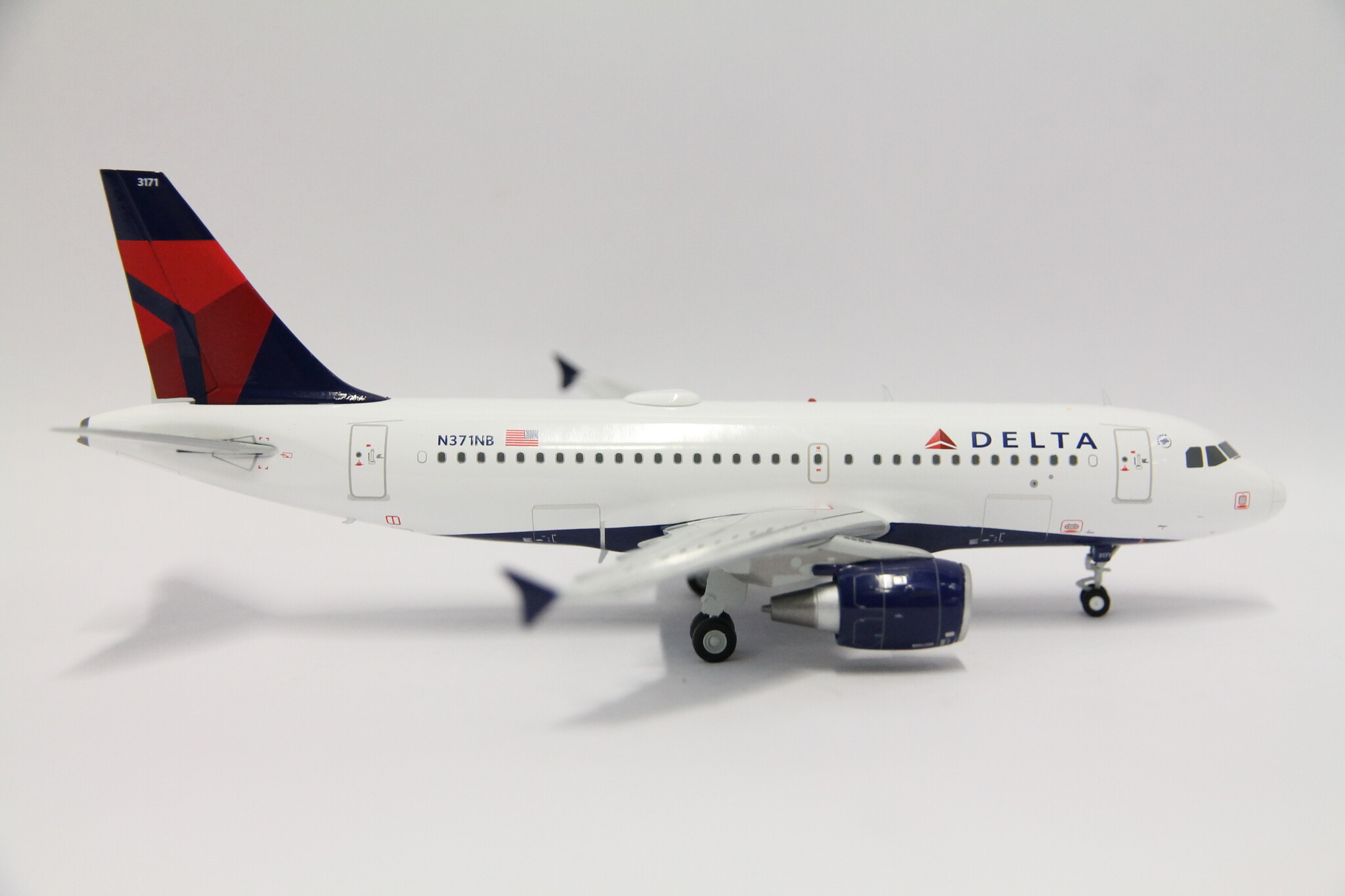 1:200 Delta Air Lines Airbus A319 Gemini Jets N371NB G2DAL1108